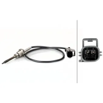 Capteur, température des gaz HELLA 6PT 014 494-451