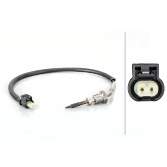 Capteur, température des gaz HELLA 6PT 014 495-031