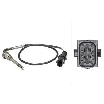 Capteur, température des gaz HELLA 6PT 358 181-051