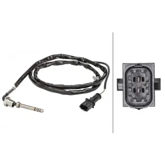 Capteur, température des gaz HELLA