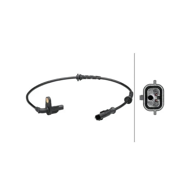 Capteur, vitesse de roue HELLA 6PU 012 679-101