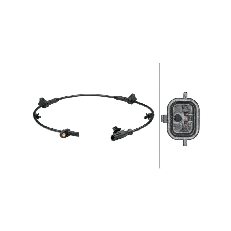Capteur, vitesse de roue HELLA 6PU 012 679-111