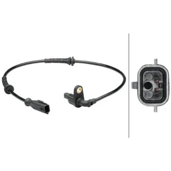 Capteur, vitesse de roue HELLA 6PU 012 679-121