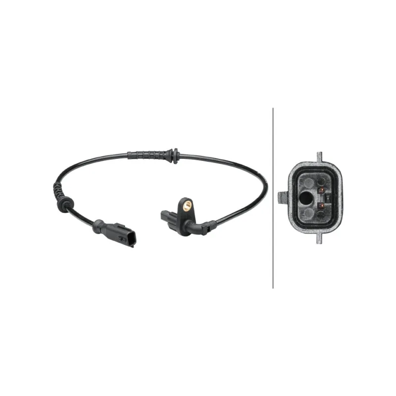 Capteur, vitesse de roue HELLA 6PU 012 679-121