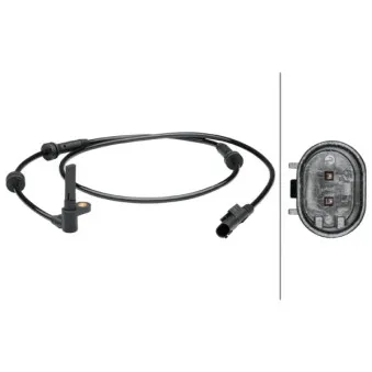 Capteur, vitesse de roue HELLA 6PU 012 679-131