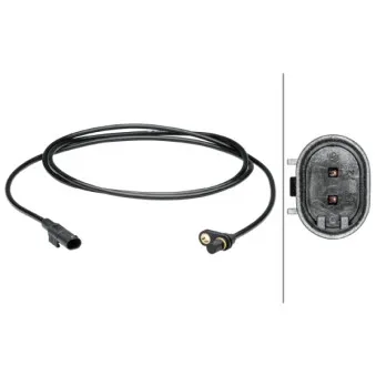 Capteur, vitesse de roue HELLA 6PU 012 679-141
