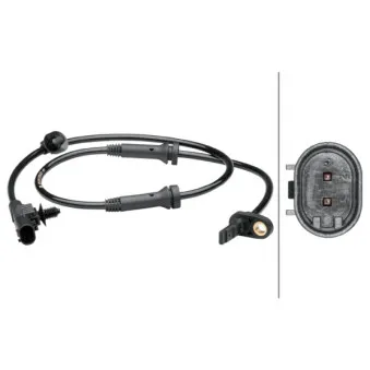 Capteur, vitesse de roue HELLA 6PU 012 679-211
