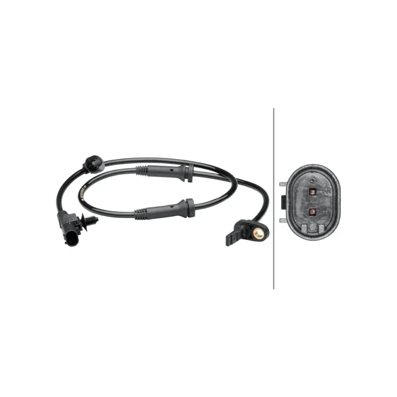 Capteur, vitesse de roue HELLA 6PU 012 679-211