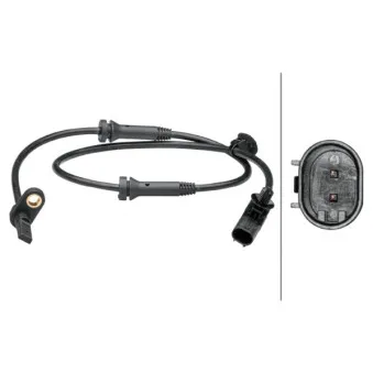 Capteur, vitesse de roue HELLA 6PU 012 679-241
