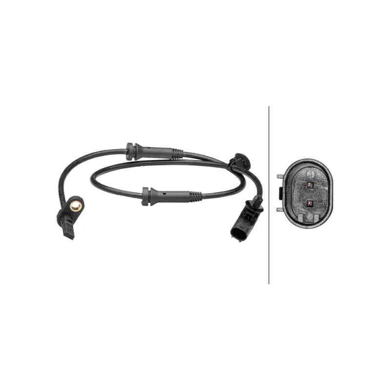 Capteur, vitesse de roue HELLA 6PU 012 679-241