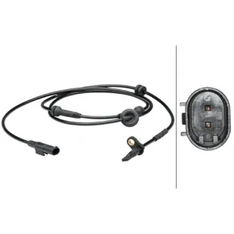 Capteur, vitesse de roue HELLA 6PU 012 679-311