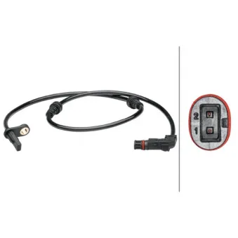 Capteur, vitesse de roue HELLA 6PU 012 679-351