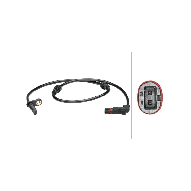 Capteur, vitesse de roue HELLA 6PU 012 679-351