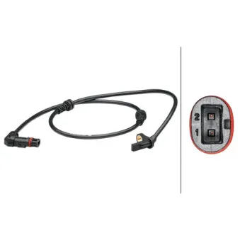 Capteur, vitesse de roue HELLA 6PU 012 679-361