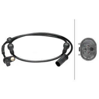 Capteur, vitesse de roue HELLA 6PU 012 679-371
