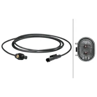 Capteur, vitesse de roue HELLA 6PU 012 679-401