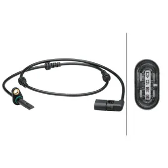Capteur, vitesse de roue HELLA 6PU 012 679-431