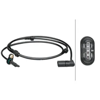 Capteur, vitesse de roue HELLA 6PU 012 679-461