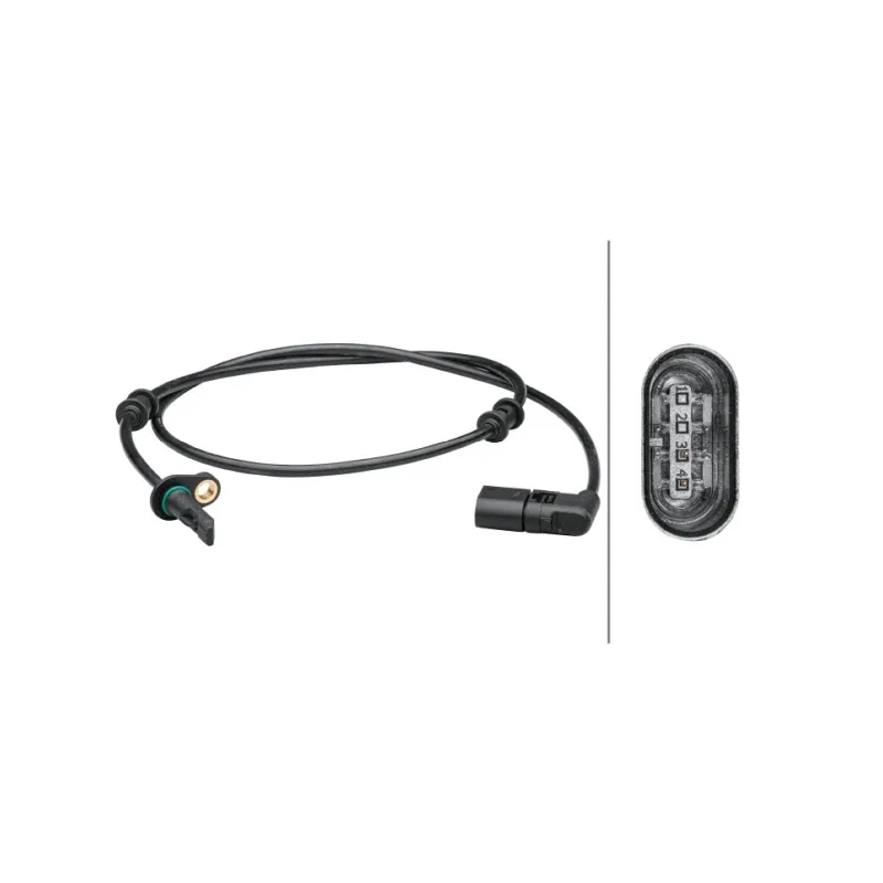 Capteur, vitesse de roue HELLA 6PU 012 679-471
