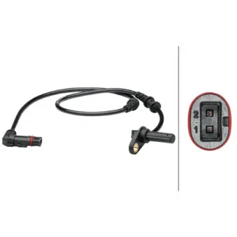 Capteur, vitesse de roue HELLA 6PU 012 679-491