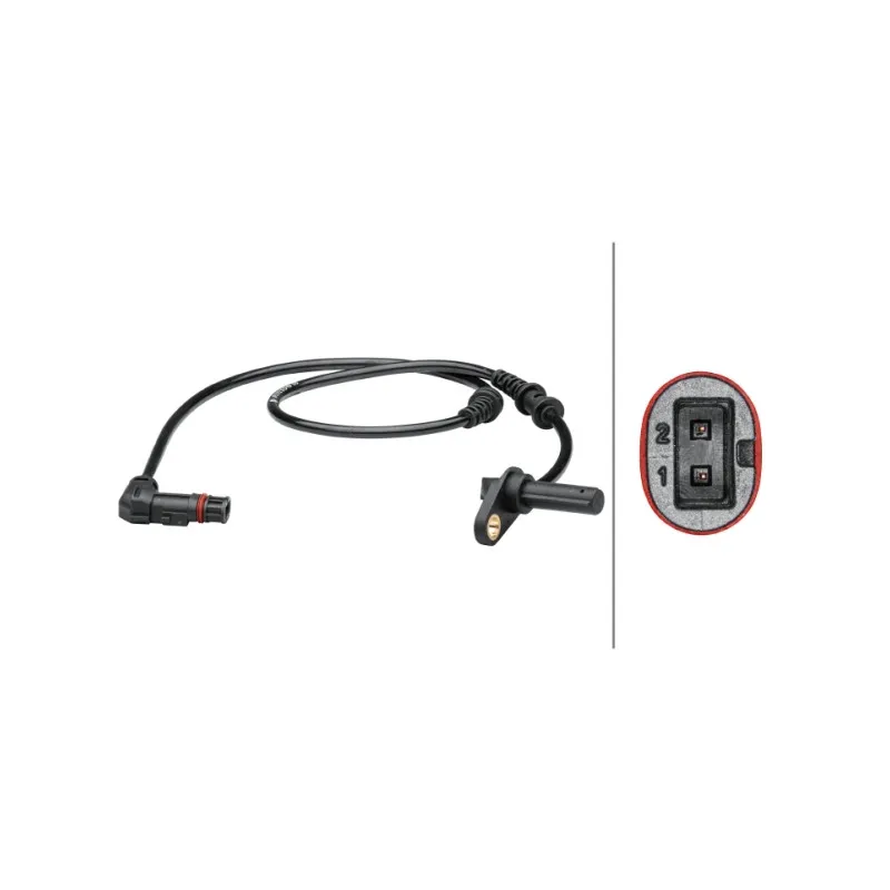 Capteur, vitesse de roue HELLA 6PU 012 679-491