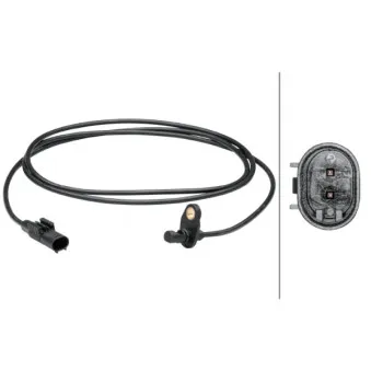 Capteur, vitesse de roue HELLA 6PU 012 679-591
