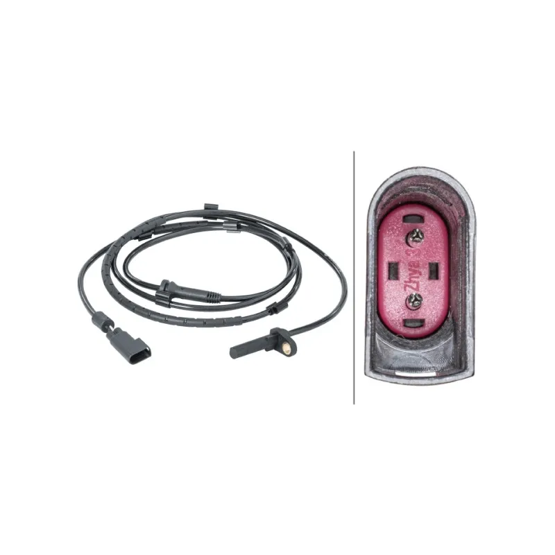 Capteur, vitesse de roue arrière droit HELLA 6PU 012 679-611