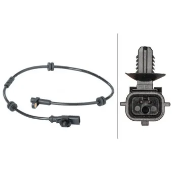 Capteur, vitesse de roue HELLA 6PU 012 679-631