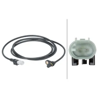 Capteur, vitesse de roue arrière droit HELLA 6PU 012 679-661