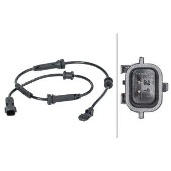 Capteur, vitesse de roue HELLA 6PU 012 679-671