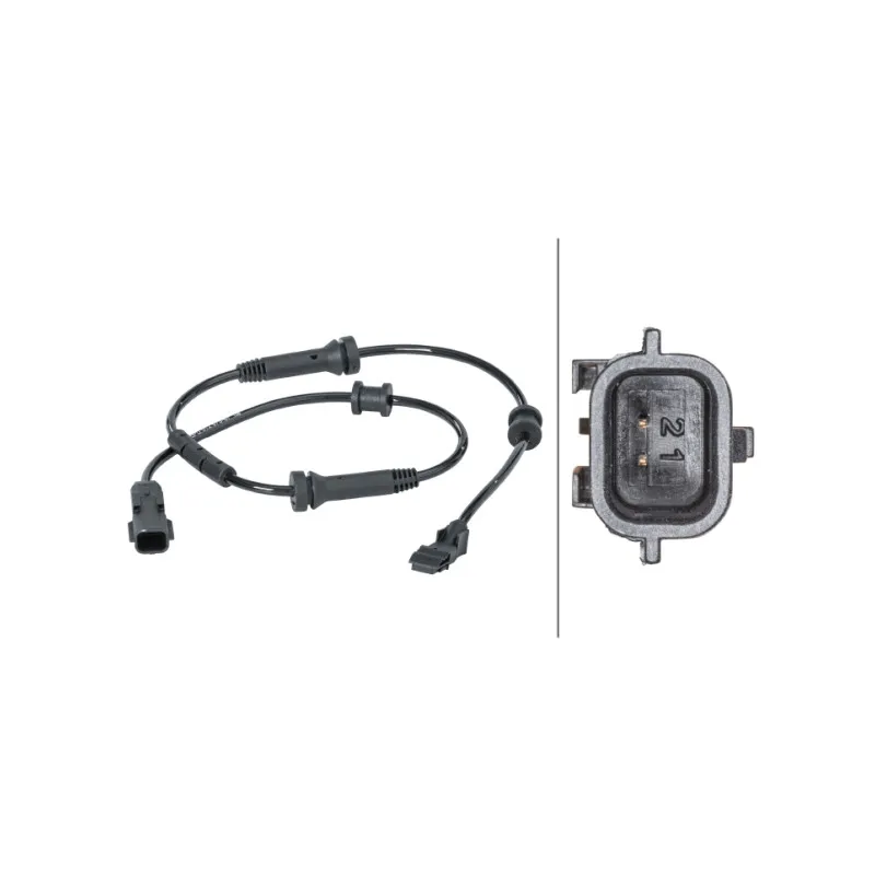 Capteur, vitesse de roue HELLA 6PU 012 679-671