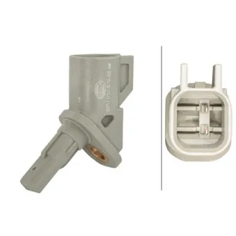 Capteur, vitesse de roue avant droit HELLA 6PU 012 679-681