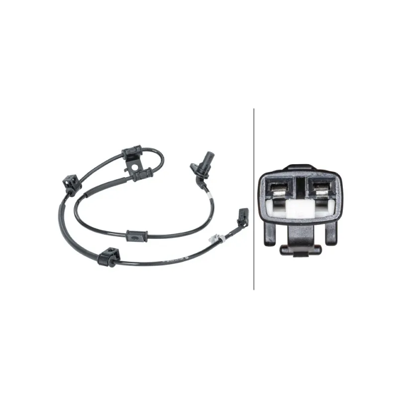 Capteur, vitesse de roue avant gauche HELLA 6PU 012 679-691