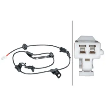 Capteur, vitesse de roue arrière droit HELLA 6PU 012 679-721