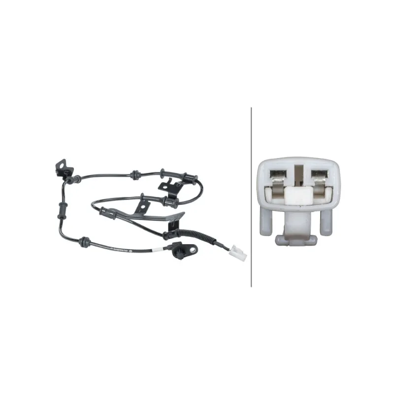 Capteur, vitesse de roue avant gauche HELLA 6PU 012 679-731