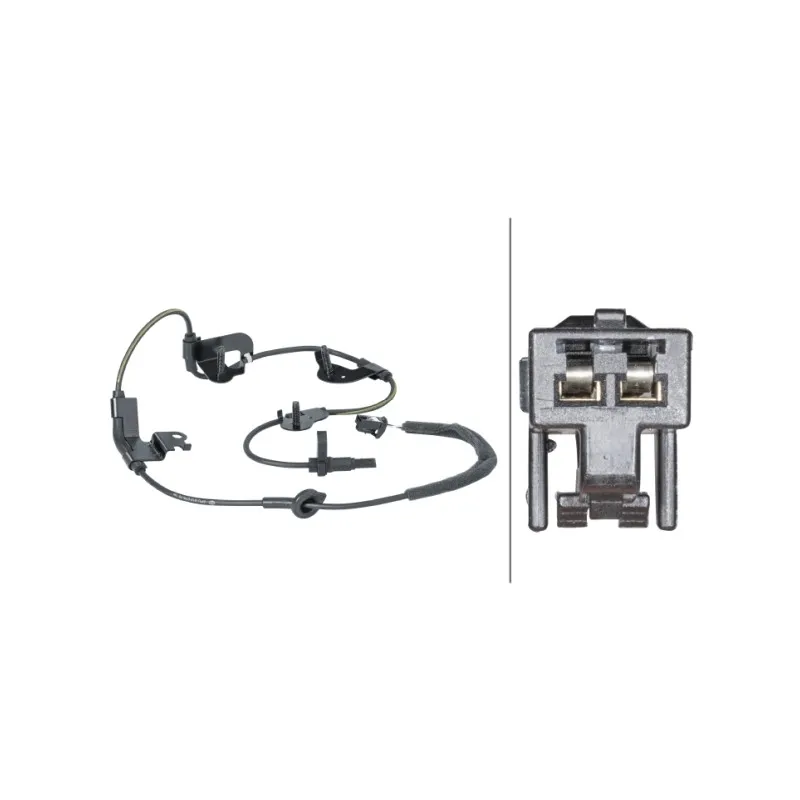Capteur, vitesse de roue arrière droit HELLA 6PU 012 679-761