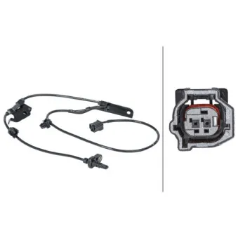 Capteur, vitesse de roue avant gauche HELLA 6PU 012 679-771