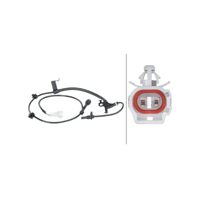 Capteur, vitesse de roue avant gauche HELLA 6PU 012 679-791