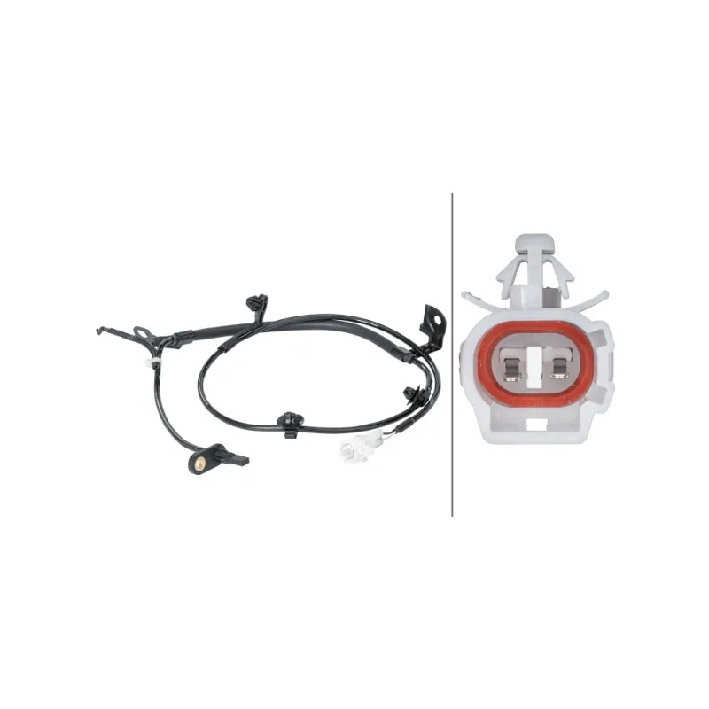Capteur, vitesse de roue avant droit HELLA 6PU 012 679-801
