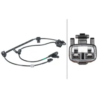 Capteur, vitesse de roue avant gauche HELLA 6PU 012 679-831