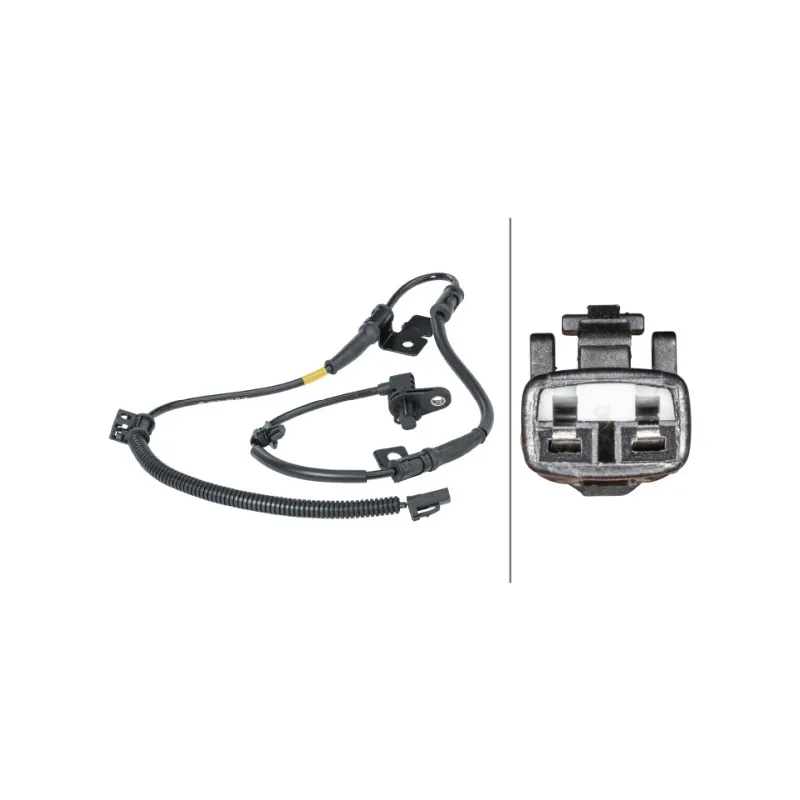 Capteur, vitesse de roue avant droit HELLA 6PU 012 679-851