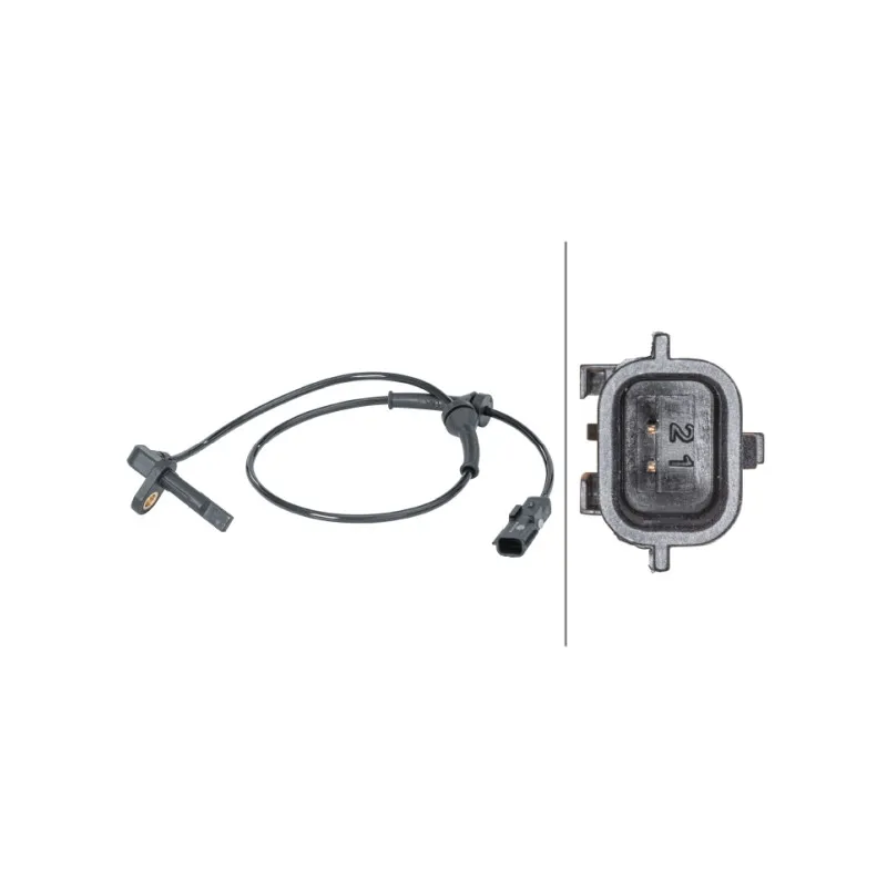 Capteur, vitesse de roue HELLA 6PU 012 679-911