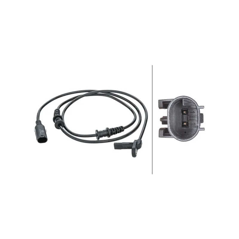 Capteur, vitesse de roue HELLA 6PU 012 679-951