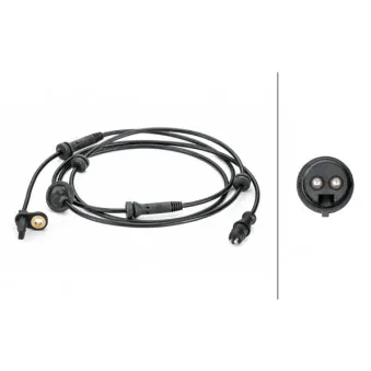 Capteur, vitesse de roue HELLA 6PU 012 806-401