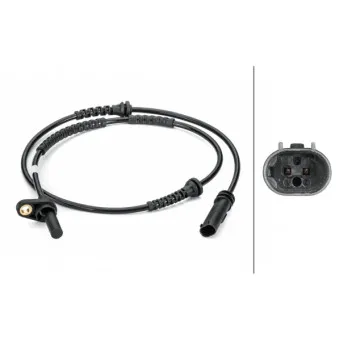 Capteur, vitesse de roue HELLA 6PU 012 806-441