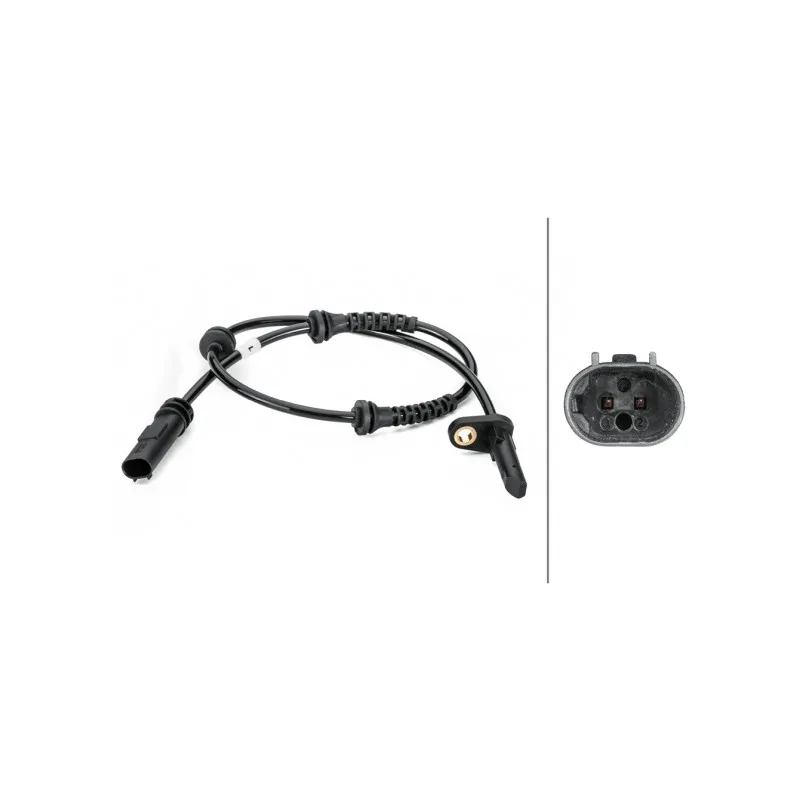 Capteur, vitesse de roue HELLA 6PU 012 806-451