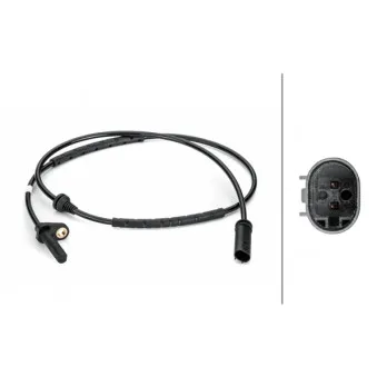 Capteur, vitesse de roue HELLA 6PU 012 806-481