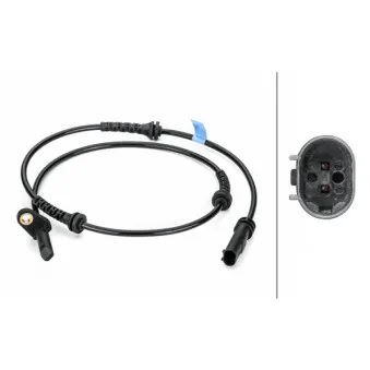 Capteur, vitesse de roue HELLA 6PU 012 806-491
