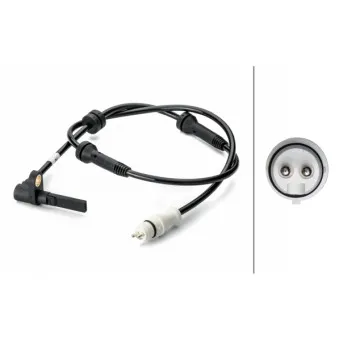 Capteur, vitesse de roue avant droit HELLA 6PU 012 806-501