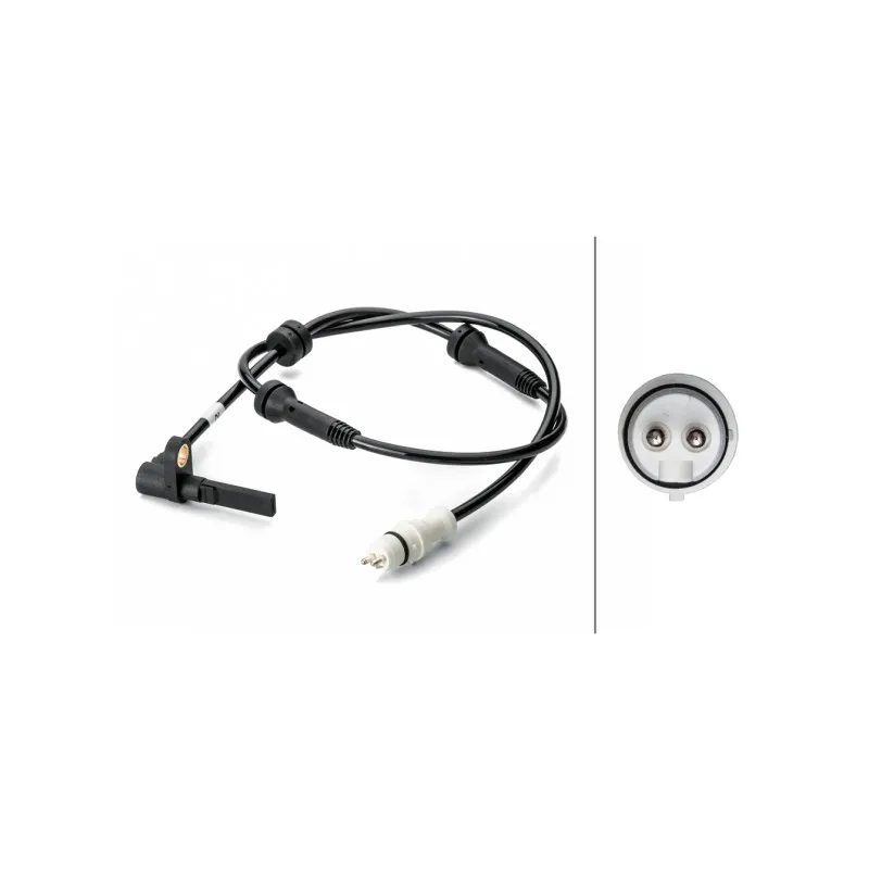 Capteur, vitesse de roue avant droit HELLA 6PU 012 806-501